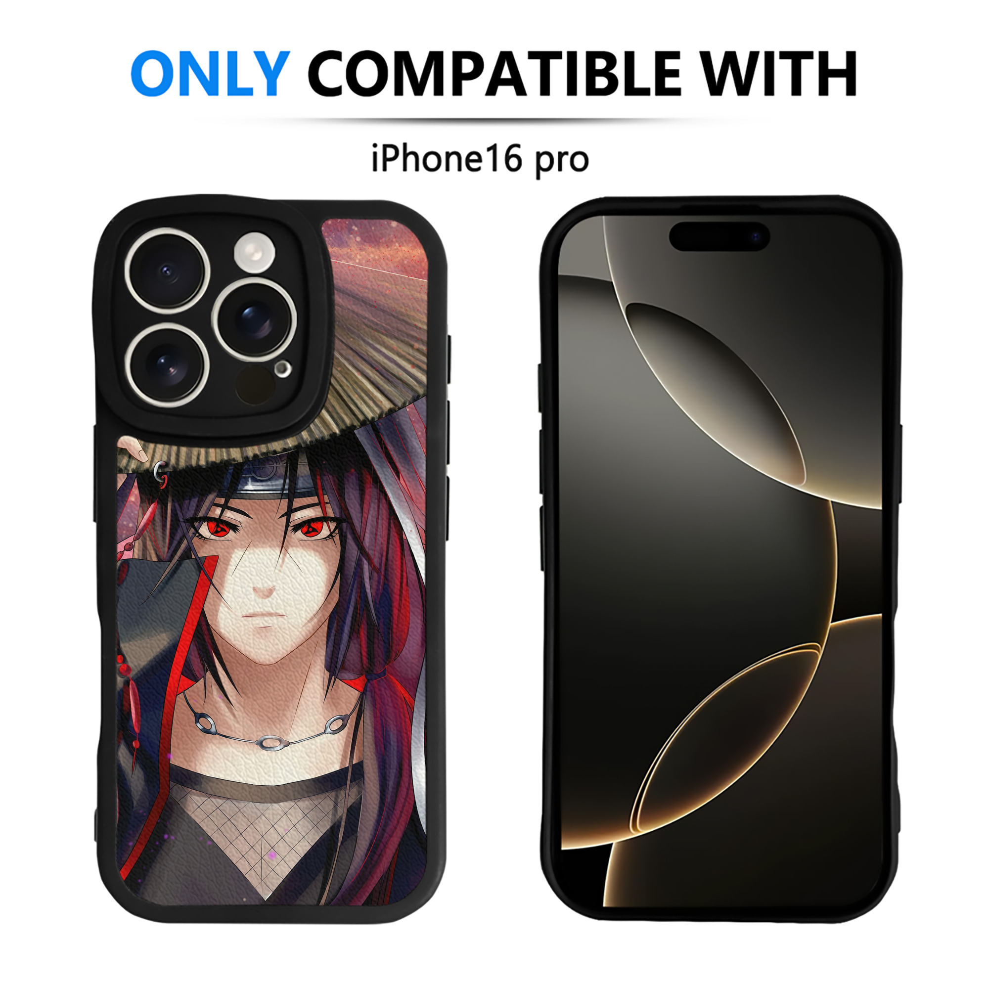 （画像用） NARUTO -ナルト- NARUTO -ナルト- 疾風伝 【iPhone 16シリーズ対応】シリコンスマホケース（レザー調） 材質：シリコン